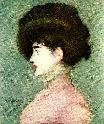 Edouard Manet portratt av irma brunner